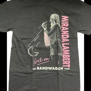 Miranda Lambert Get on the Bandwagon Tour TShirt Black Small